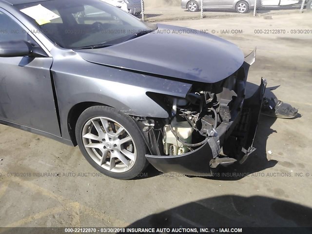 1N4AA5AP1EC462279 - 2014 NISSAN MAXIMA S/SV GRAY photo 6