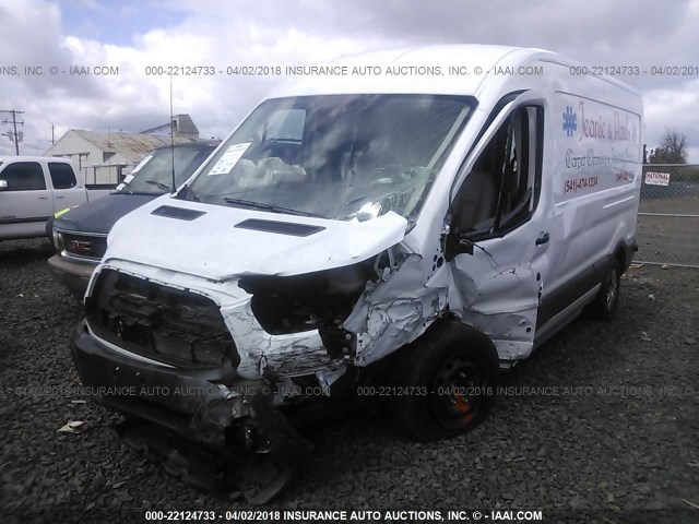 1FTNR2CG9FKA24648 - 2015 FORD TRANSIT T-250 WHITE photo 2