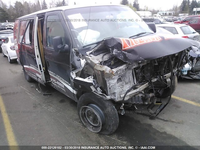 1FTNE14W68DA36453 - 2008 FORD ECONOLINE E150 VAN BLACK photo 6