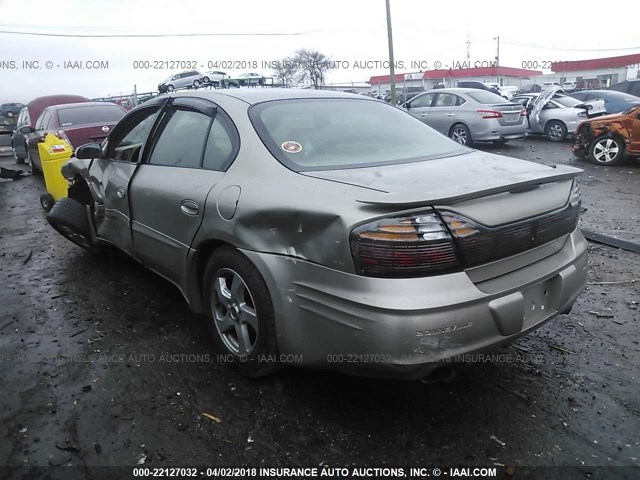 1G2HY54K234154246 - 2003 PONTIAC BONNEVILLE SLE GOLD photo 3