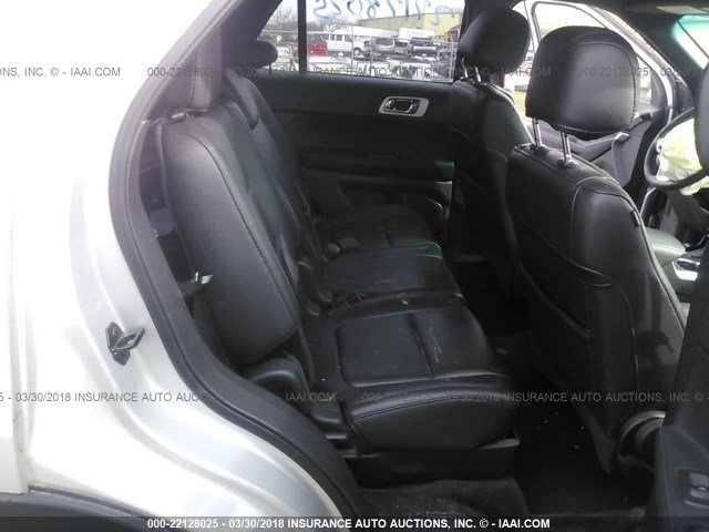 1FM5K8D89FGB88558 - 2015 FORD EXPLORER XLT SILVER photo 8