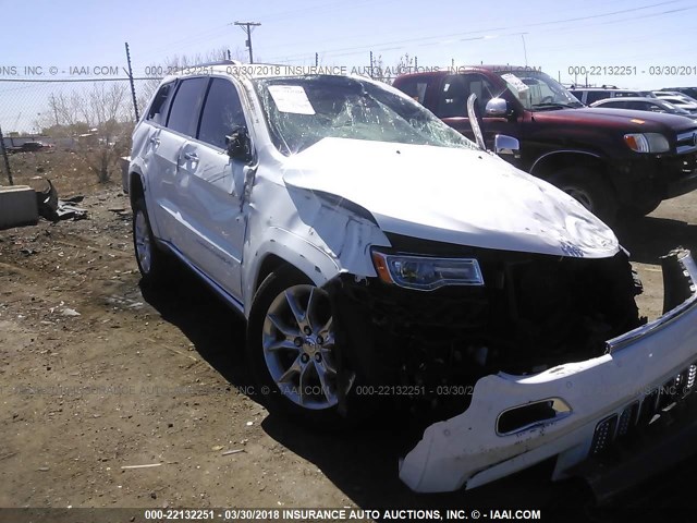 1C4RJFJG7GC440373 - 2016 JEEP GRAND CHEROKEE SUMMIT WHITE photo 1