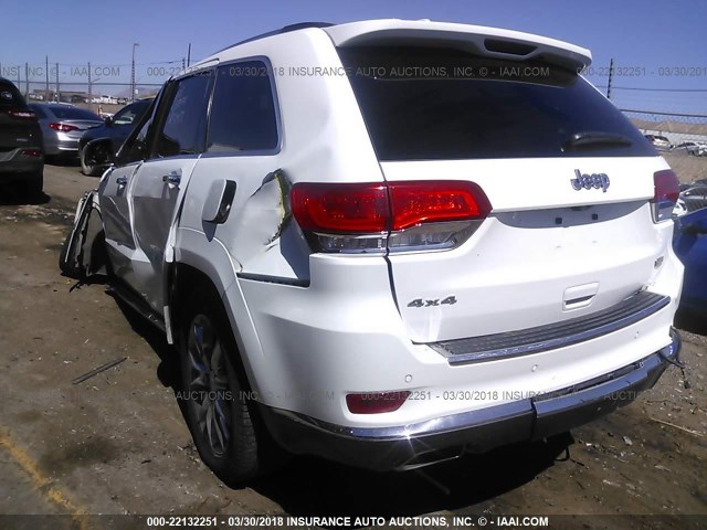 1C4RJFJG7GC440373 - 2016 JEEP GRAND CHEROKEE SUMMIT WHITE photo 3