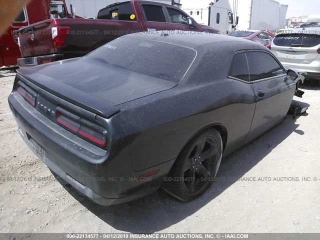 2C3CDZAG5FH713129 - 2015 DODGE CHALLENGER SXT BLACK photo 4