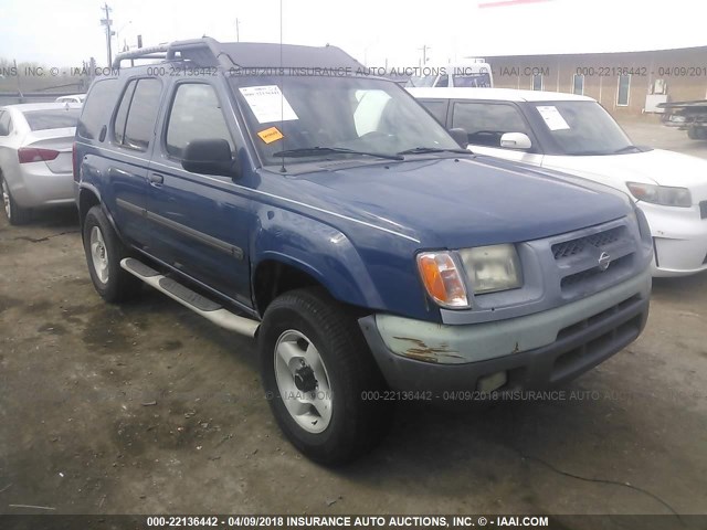 5N1ED28Y71C552056 - 2001 NISSAN XTERRA XE/SE BLUE photo 1