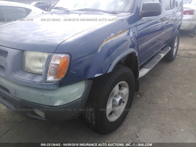 5N1ED28Y71C552056 - 2001 NISSAN XTERRA XE/SE BLUE photo 6