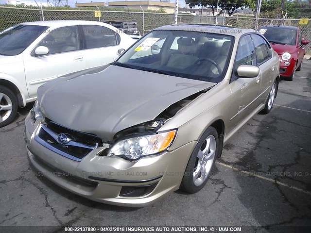 4S3BL616687203824 - 2008 SUBARU LEGACY 2.5I GOLD photo 2