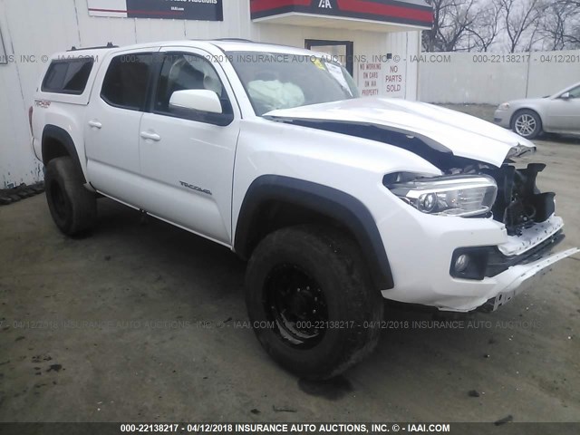 MT01464 - 2017 TOYOTA TACOMA DOUBLE CAB/SR/SR5/TRD SPO WHITE photo 1