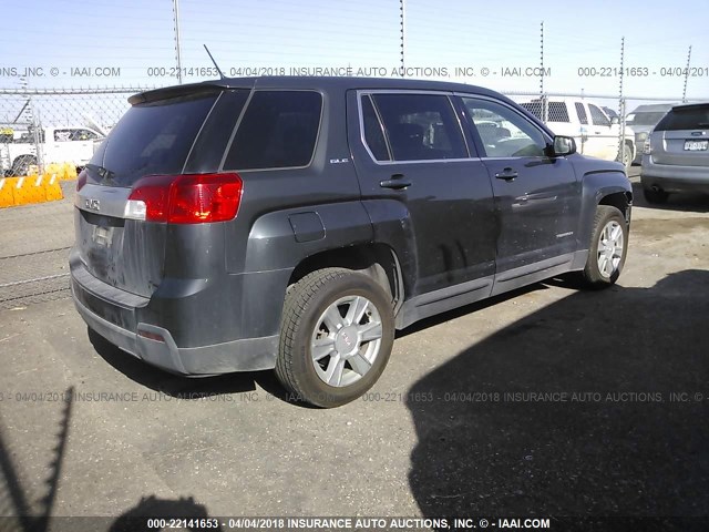 2GKALMEK1D6361428 - 2013 GMC TERRAIN SLE BLACK photo 4