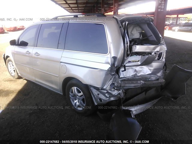 5FNRL38737B061677 - 2007 HONDA ODYSSEY EXL SILVER photo 3