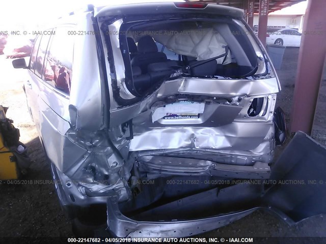 5FNRL38737B061677 - 2007 HONDA ODYSSEY EXL SILVER photo 6