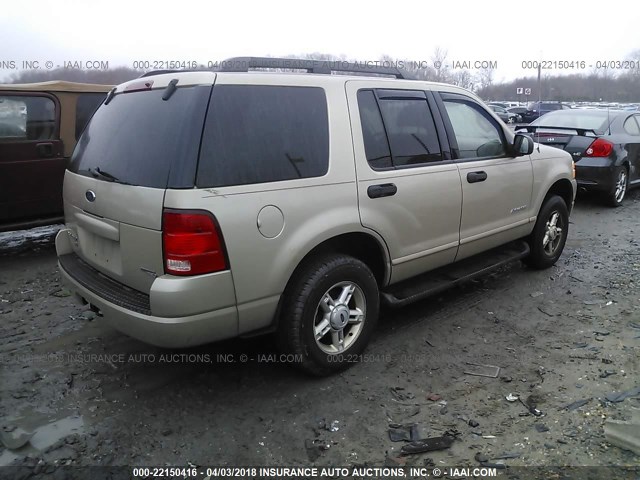 1FMZU73E15UA63275 - 2005 FORD EXPLORER XLT/XLT SPORT/NBX TAN photo 4