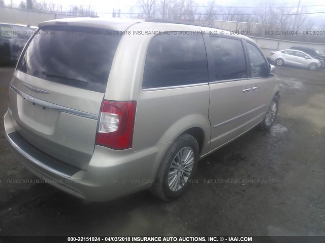 2C4RC1CG3ER147553 - 2014 CHRYSLER TOWN & COUNTRY TOURING L GOLD photo 4