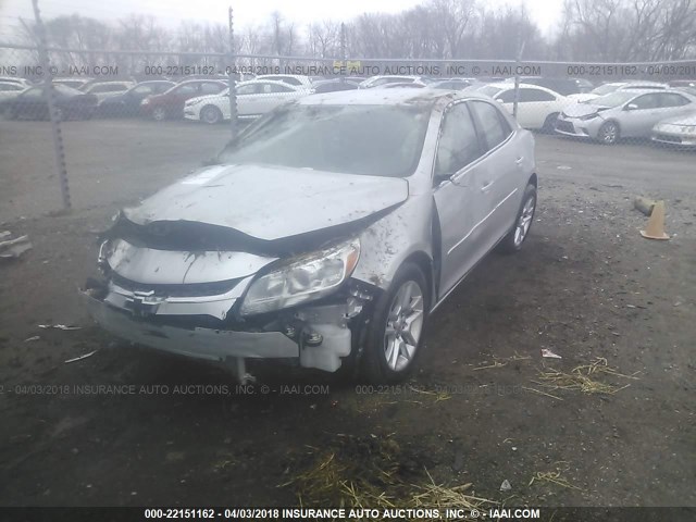 1G11C5SL2FF223087 - 2015 CHEVROLET MALIBU 1LT SILVER photo 2