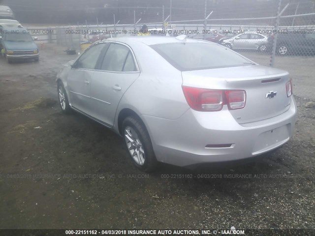 1G11C5SL2FF223087 - 2015 CHEVROLET MALIBU 1LT SILVER photo 3