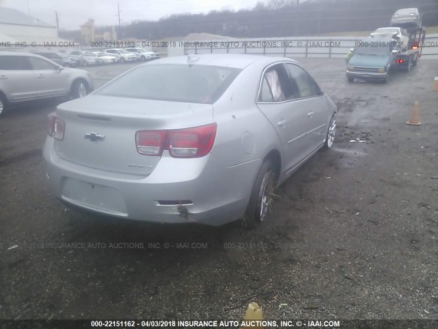 1G11C5SL2FF223087 - 2015 CHEVROLET MALIBU 1LT SILVER photo 4
