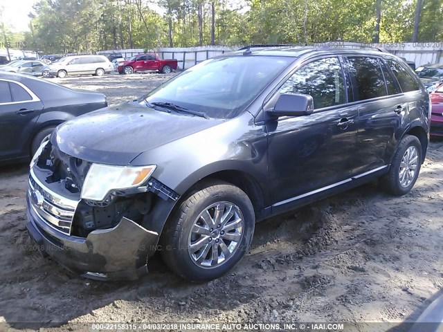 2FMDK48C47BB31762 - 2007 FORD EDGE SEL GRAY photo 2