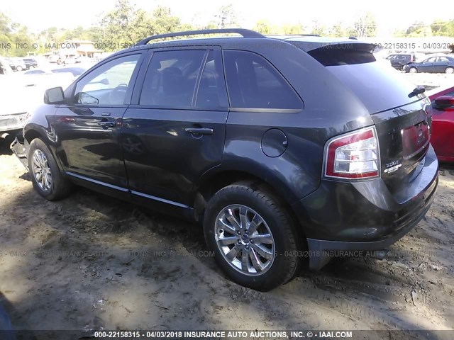 2FMDK48C47BB31762 - 2007 FORD EDGE SEL GRAY photo 3