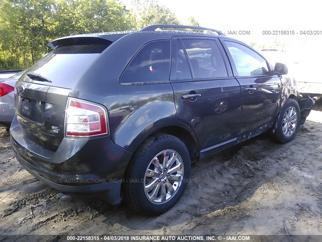 2FMDK48C47BB31762 - 2007 FORD EDGE SEL GRAY photo 4