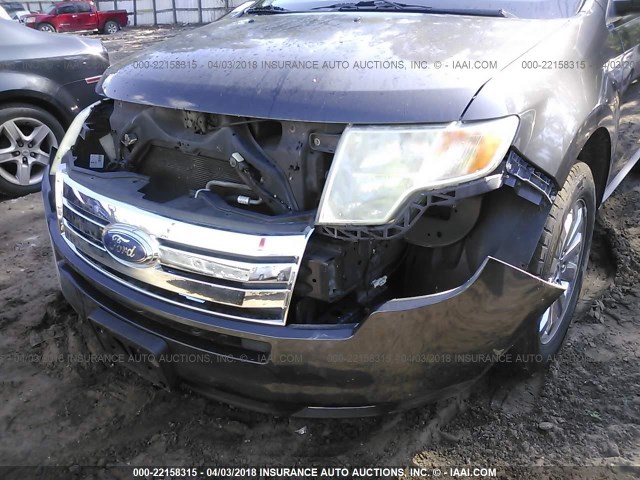 2FMDK48C47BB31762 - 2007 FORD EDGE SEL GRAY photo 6