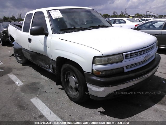 2GCEC19W7Y1105211 - 2000 CHEVROLET SILVERADO C1500 WHITE photo 1