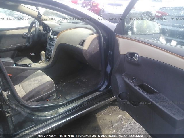 1G1ZC5EU8BF190453 - 2011 CHEVROLET MALIBU 1LT BLACK photo 5