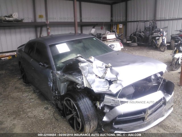 2C3CDXHG4EH359306 - 2014 DODGE CHARGER SXT GRAY photo 6