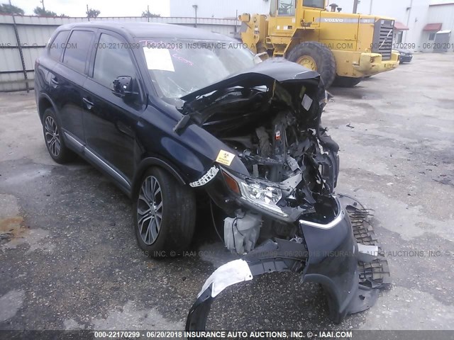 JA4AD2A34GZ039140 - 2016 MITSUBISHI OUTLANDER ES შავი ფოტო 1