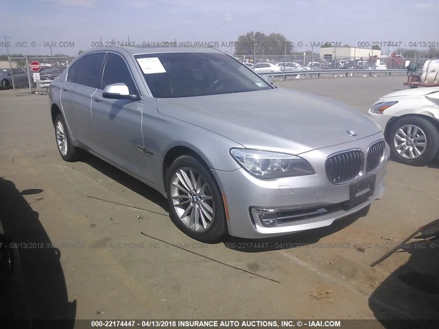 WBAYF8C5XDDE59137 - 2013 BMW 750 LXI SILVER photo 1