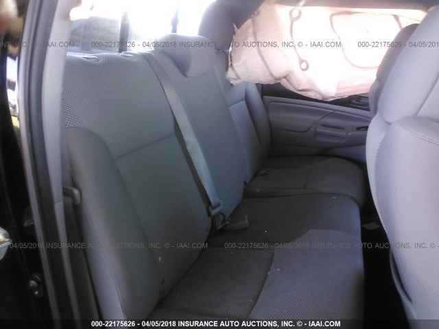 3TMJU4GN0FM190177 - 2015 TOYOTA TACOMA DOUBLE CAB PRERUNNER BLACK photo 8