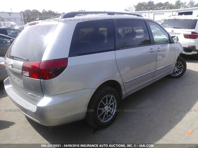 5TDZA23C75S244805 - 2005 TOYOTA SIENNA CE/LE Champagne photo 4