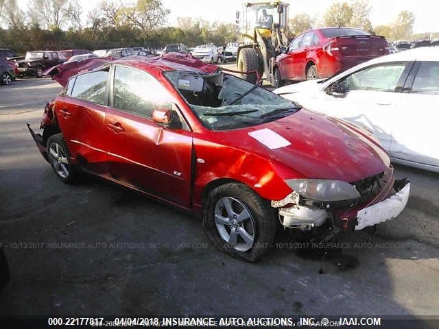 JM1BK123861530560 - 2006 MAZDA 3 S RED photo 1