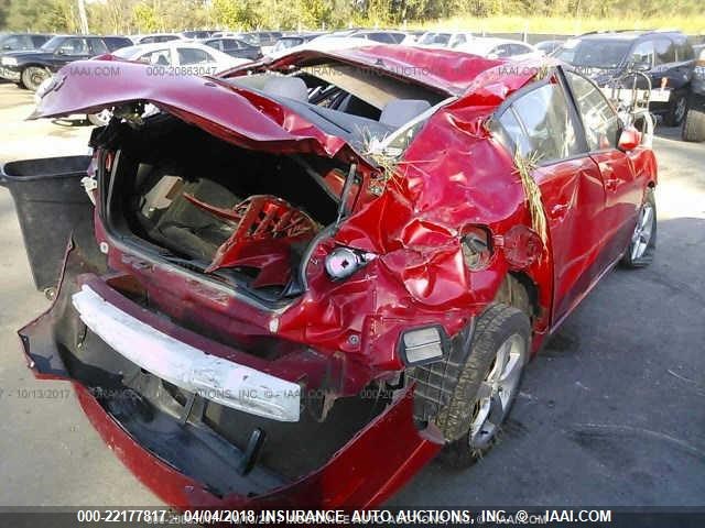 JM1BK123861530560 - 2006 MAZDA 3 S RED photo 4