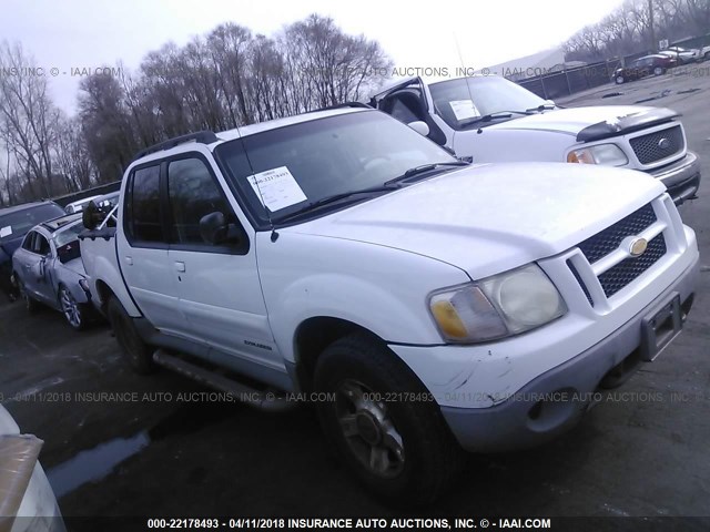 1FMZU77EX1UB88392 - 2001 FORD EXPLORER SPORT TR  WHITE photo 1