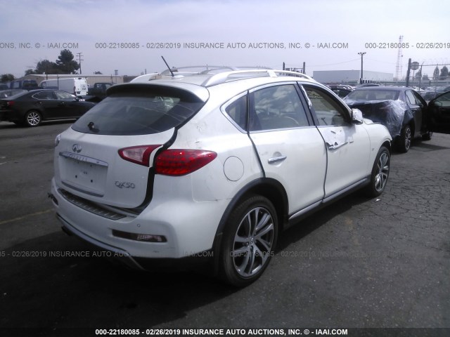 JN1BJ0RPXGM234531 - 2016 INFINITI QX50 WHITE photo 4