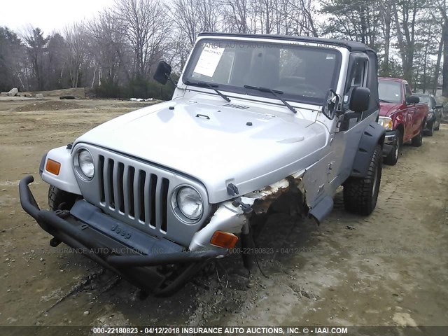 1J4FA29S15P363858 - 2005 JEEP WRANGLER / TJ SE SILVER photo 2