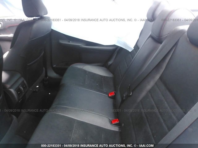 4T1BF1FK9GU571331 - 2016 TOYOTA CAMRY LE/XLE/SE/XSE MAROON photo 8