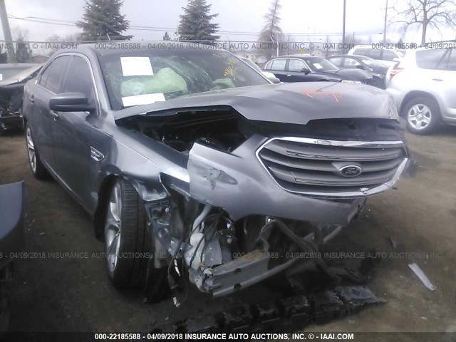 1FAHP2E86DG187787 - 2013 FORD TAURUS SEL GRAY photo 1