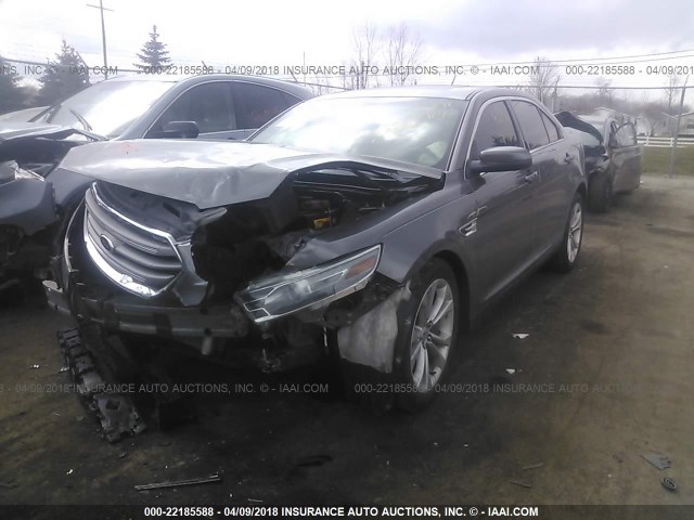 1FAHP2E86DG187787 - 2013 FORD TAURUS SEL GRAY photo 2