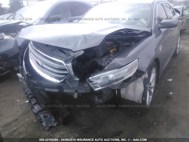 1FAHP2E86DG187787 - 2013 FORD TAURUS SEL GRAY photo 6