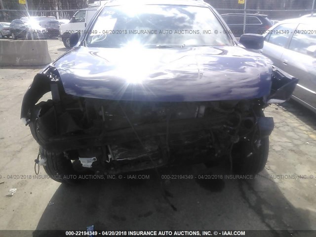 JN8AS5MV8DW642149 - 2013 NISSAN ROGUE S/SV PURPLE photo 6