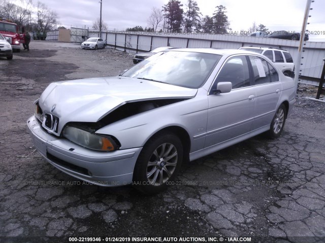 WBADT43441GX20762 - 2001 BMW 525 I AUTOMATIC SILVER photo 2