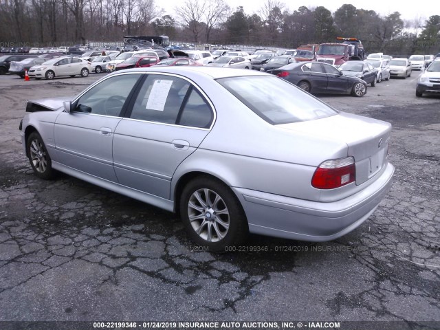 WBADT43441GX20762 - 2001 BMW 525 I AUTOMATIC SILVER photo 3