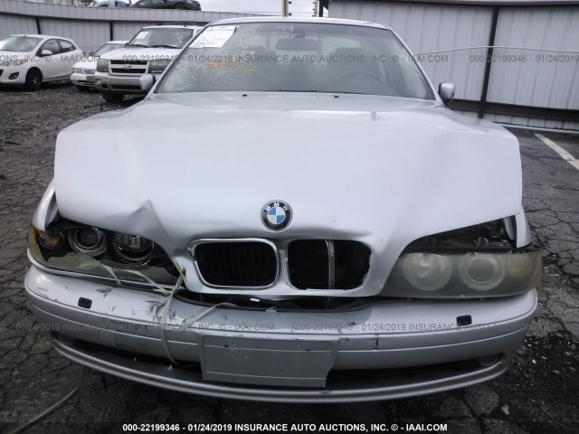 WBADT43441GX20762 - 2001 BMW 525 I AUTOMATIC SILVER photo 6