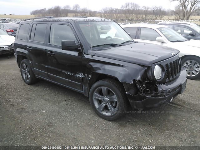 1C4NJRFB9FD382014 - 2015 JEEP PATRIOT LATITUDE BLACK photo 1