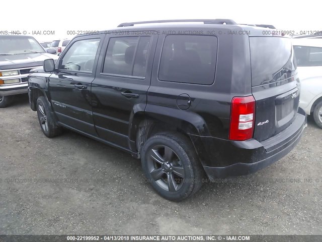 1C4NJRFB9FD382014 - 2015 JEEP PATRIOT LATITUDE BLACK photo 3