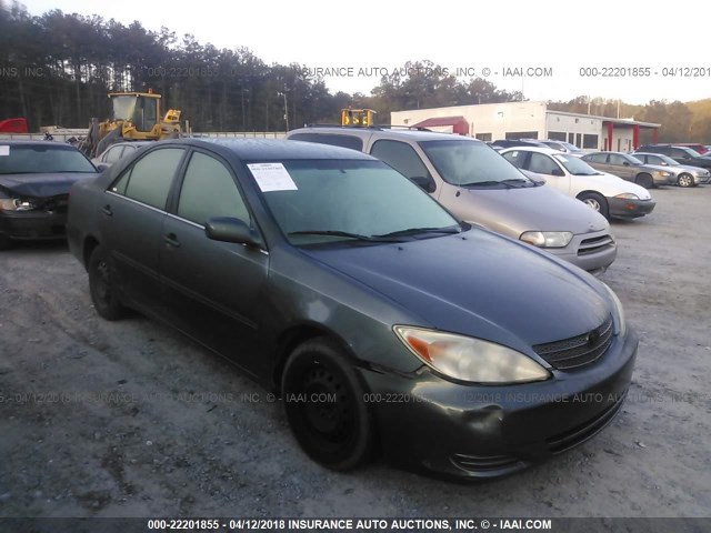 4T1BE32K82U574685 - 2002 TOYOTA CAMRY LE/XLE/SE GRAY photo 1