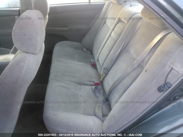 4T1BE32K82U574685 - 2002 TOYOTA CAMRY LE/XLE/SE GRAY photo 8