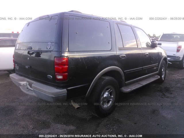 1FMRU17W91LB24436 - 2001 FORD EXPEDITION EDDIE BAUER BLACK photo 4