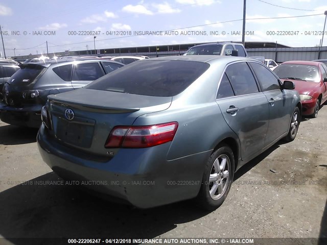 4T1BE46K87U531438 - 2007 TOYOTA CAMRY NEW GENERAT CE/LE/XLE/SE TEAL photo 4